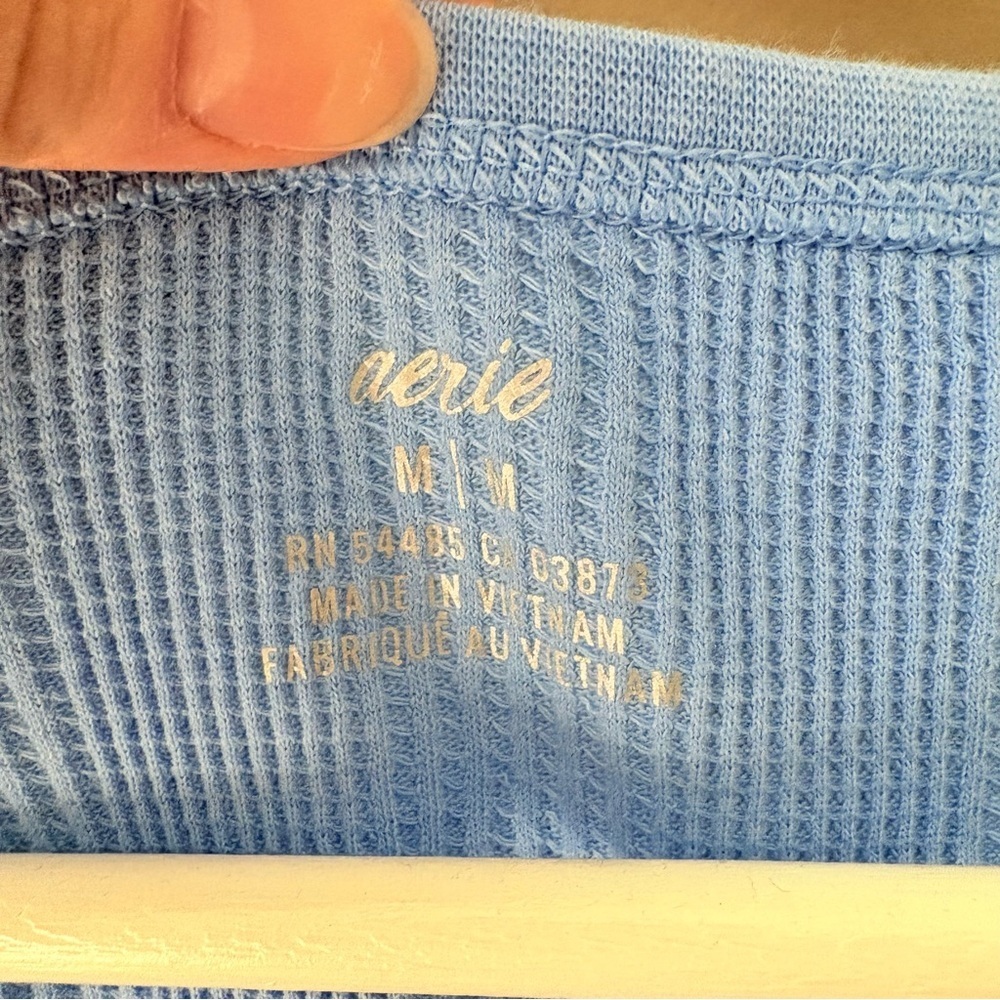 Aerie Tank Top Blue Sz Medium - Picture 4 of 5